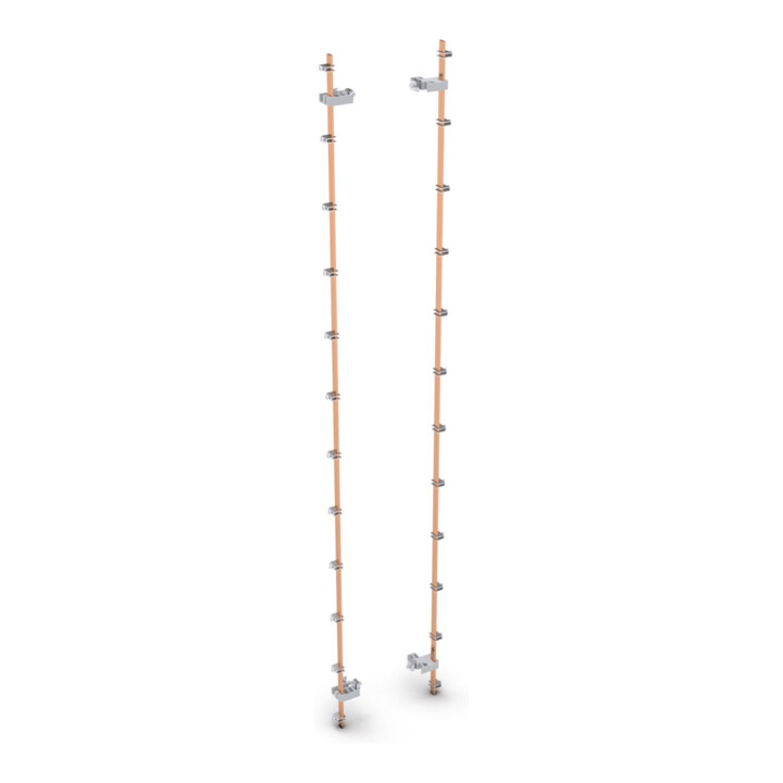 Enoc Erdungsschiene 2x1m POT 15