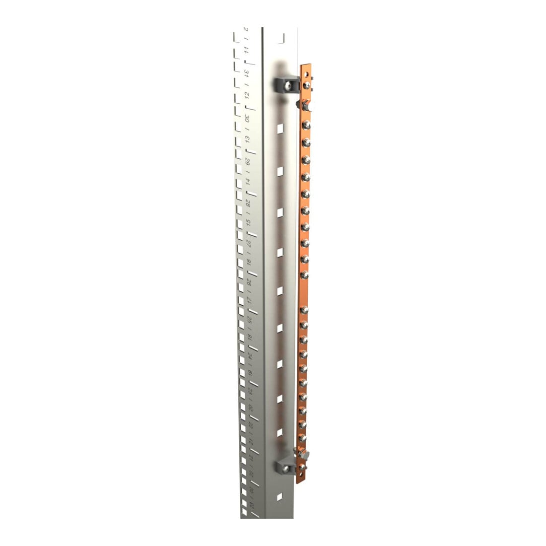 Enoc Erdungsschiene Kupfer 19",20xM5,2xM6 EB 19