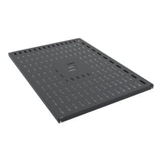 Enoc Étagère fixe 19 pouces, 680 mm, 50 kg FH 680-S