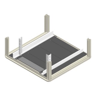 enoc Pack de plaques de sol BPP 88 X1-S 800 x 800 mm noir