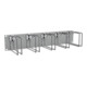 enoc Panneau de manœuvre transversale CPM 02-RAL 7035 2 UI gris chromatisé