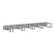 enoc Querrangierpanel CPM 01-RAL 7035 1 HE grau/chrom