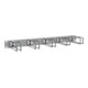enoc Querrangierpanel CPM 01-RAL 7035 1 HE grau/chrom