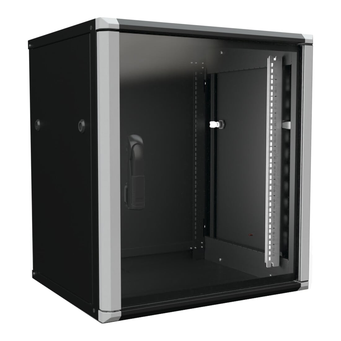Enoc Wandschrank 12HE 2tlg. sw 19"600x500x668mm W2 12-65-S