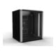 Enoc Wandschrank 12HE 2tlg. sw 19"600x500x668mm W2 12-65-S