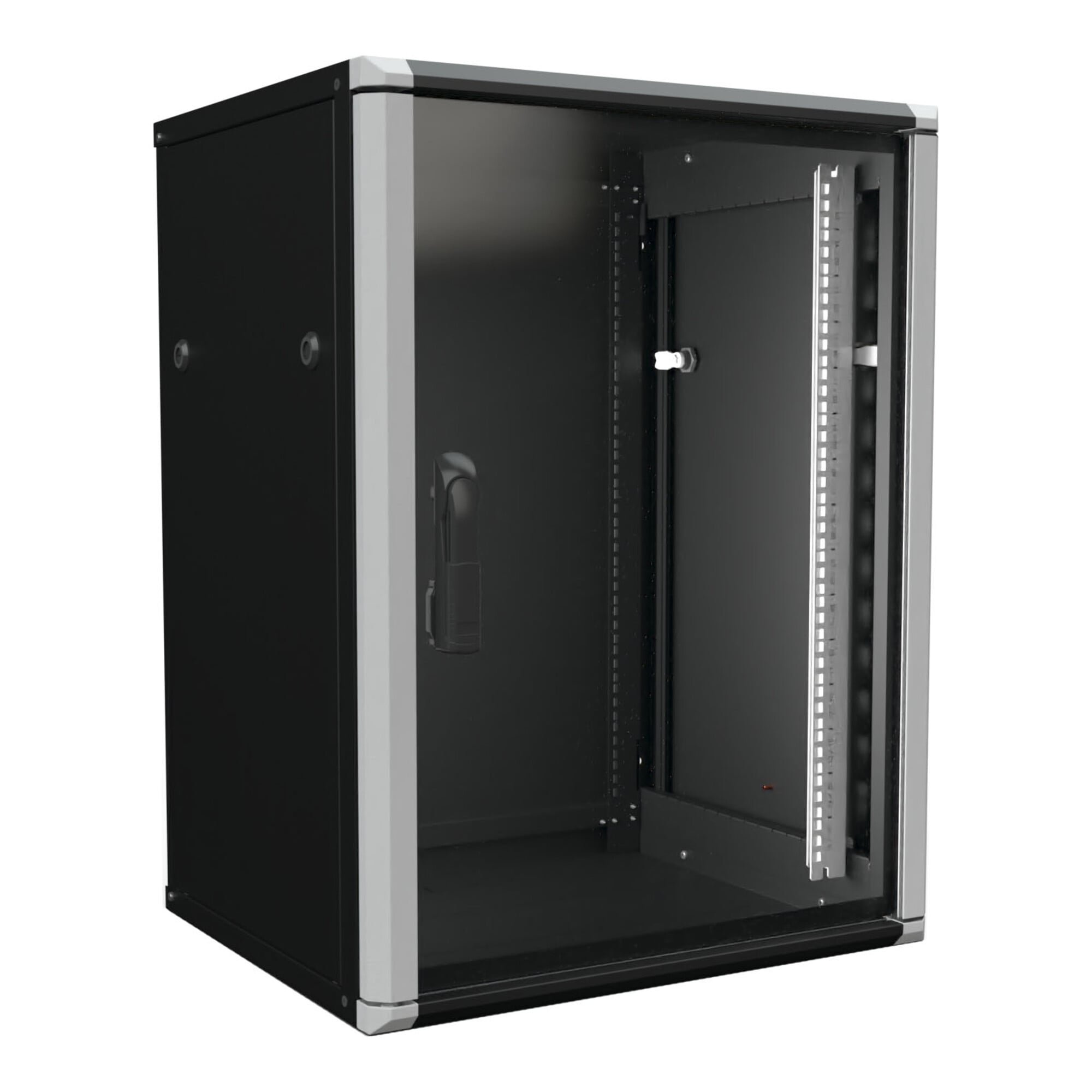 Enoc Wandschrank 15HE 2tlg. sw 19"600x500x801mm W2 15-65-S