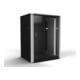 Enoc Wandschrank 15HE 2tlg. sw 19"600x500x801mm W2 15-65-S
