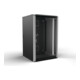 Enoc Wandschrank 18HE 3tlg. sw 19"600x600x934mm Wr2 18-66-S