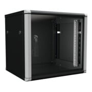 Enoc Wandschrank 9HE 2tlg. sw 19"600x500x535mm W2 9-65-S-3