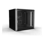 Enoc Wandschrank 9HE 3tlg. sw 19"600x500x535mm Wr2 9-65-S-4