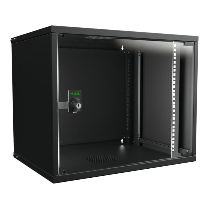 Enoc Wandschrank SNP 9HE sw 19"550x400x448mm W3 9-4-S-SNP