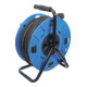 Enrouleur de câble 50 m 3 x 1,5 mm² 4 prises de courant avec clapet de fermeture IP 44 3500 W BGS-4