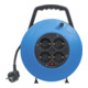 Enrouleur de câble BGS 10 m, 3 x 1,5 mm², 4 prises de courant, IP 20, 3000 W