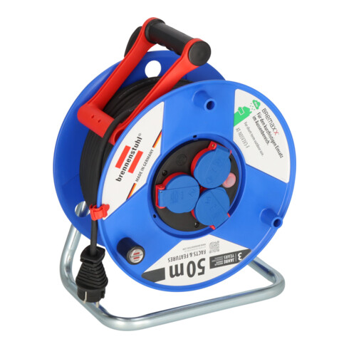 Enrouleur de câble Garant IP44 50m AT-N05V3V3-F 3G1,5
