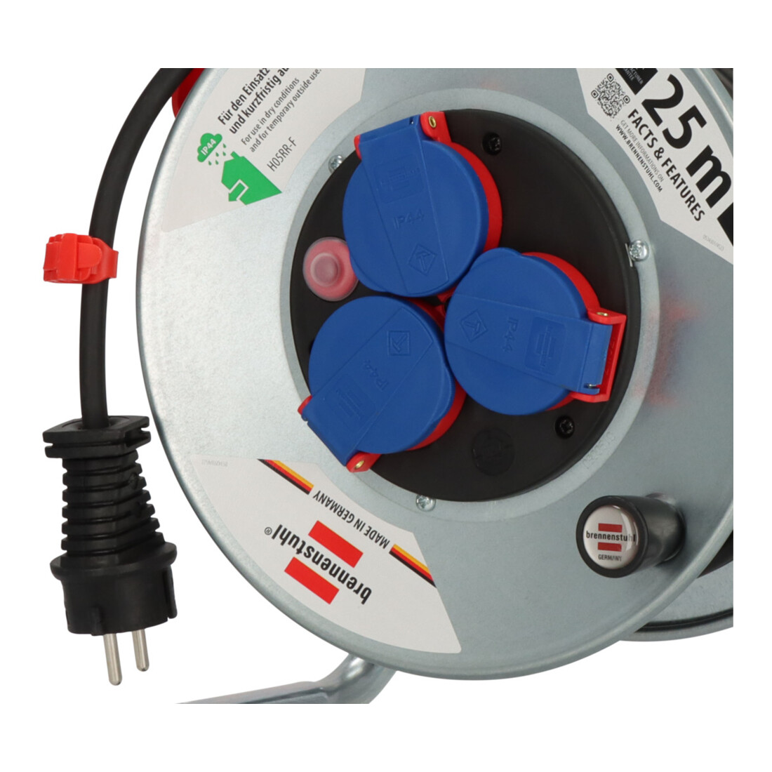 Enrouleur de câble Garant S IP44 25m H05RR-F 3G1,5