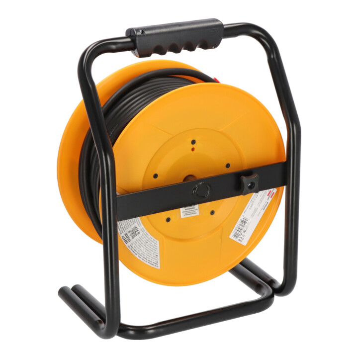 Enrouleur de câble industrie/chantiers Brobusta CEE 1 IP44 40m H07RN-F 5G1,5