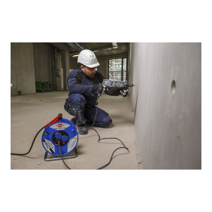 Enrouleur de câble industrie/chantiers Garant IP44 25m H07RN-F 3G2,5
