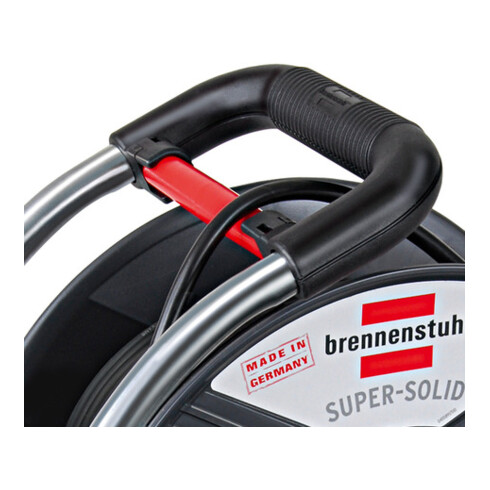 Enrouleur de câble industrie/chantiers Super-Solid IP44 40m H07RN-F 3G2,5
