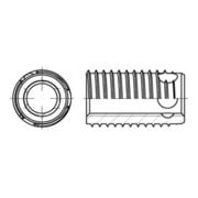 ENSAT-Gewindeeinsätze Stahl gehärtet gal ZnC, m. Bohrung, Typ 308 gal ZnC S