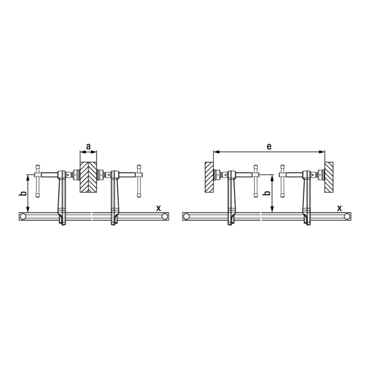 Ensemble complet de pinces à haute performance variable GSV Bessey