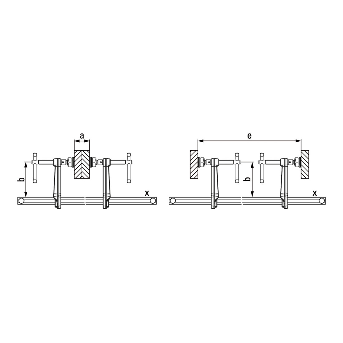 Ensemble complet de pinces à haute performance variable GSV Bessey