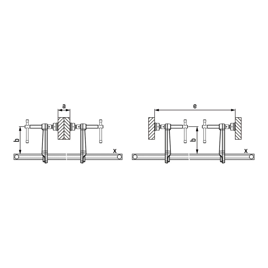 Ensemble complet de pinces à haute performance variable GSV Bessey