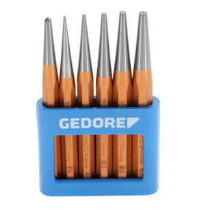 Ensemble de 6 pièces Gedore à enfoncer dans un support en PVC
