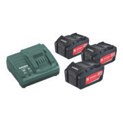 Ensemble de base Metabo 3 x 4.0 Ah-1