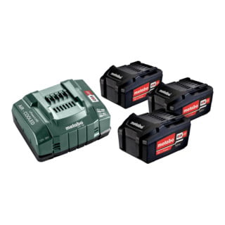 Ensemble de base Metabo 3 x 5.2 Ah