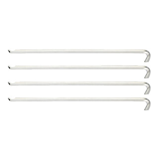 Ensemble de crochets de traction Gedore en 4 pièces, longueur 140 mm, diamètre intérieur 2,4 mm