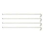 Ensemble de crochets de traction Gedore en 4 pièces, longueur 140 mm, diamètre intérieur 2,4 mm-1