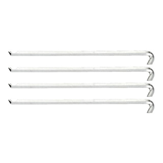 Ensemble de crochets de traction Gedore en 4 pièces, longueur 140 mm, diamètre intérieur 3,1 mm