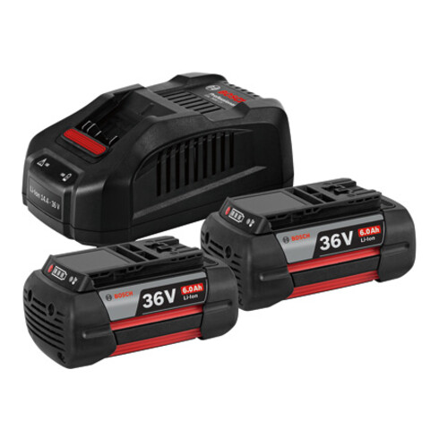 Ensemble de démarrage Bosch 2x GBA 36V 6.0Ah + GAL 3680 CV