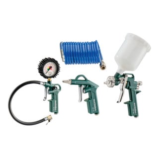 Ensemble d'outils à air comprimé Metabo LPZ 4 Set