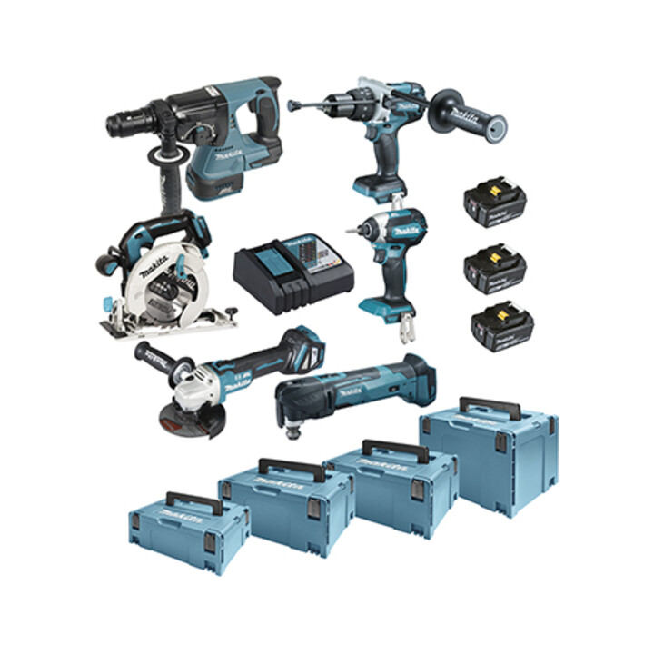 Ensemble polyvalent et spécial Makita DLX6085TJ
