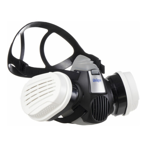 Ensemble pour travailleurs chimiques Dräger - demi-masque X-plore 3300 L avec filtre ABEK1 Hg P3 R D