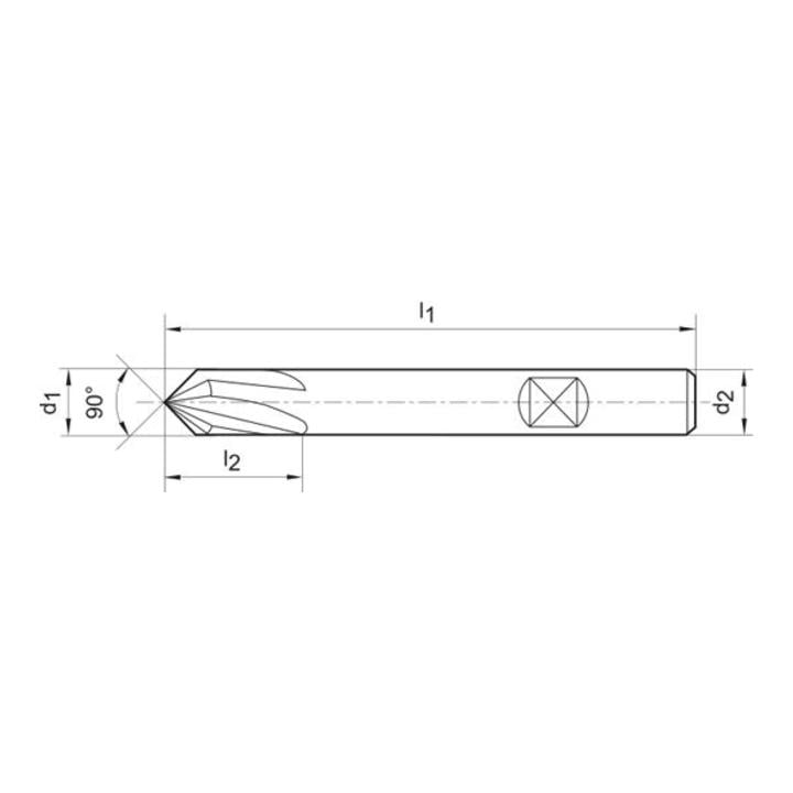 Entgratfr. NC D6527 VHM 10,0mm 60G FORMAT