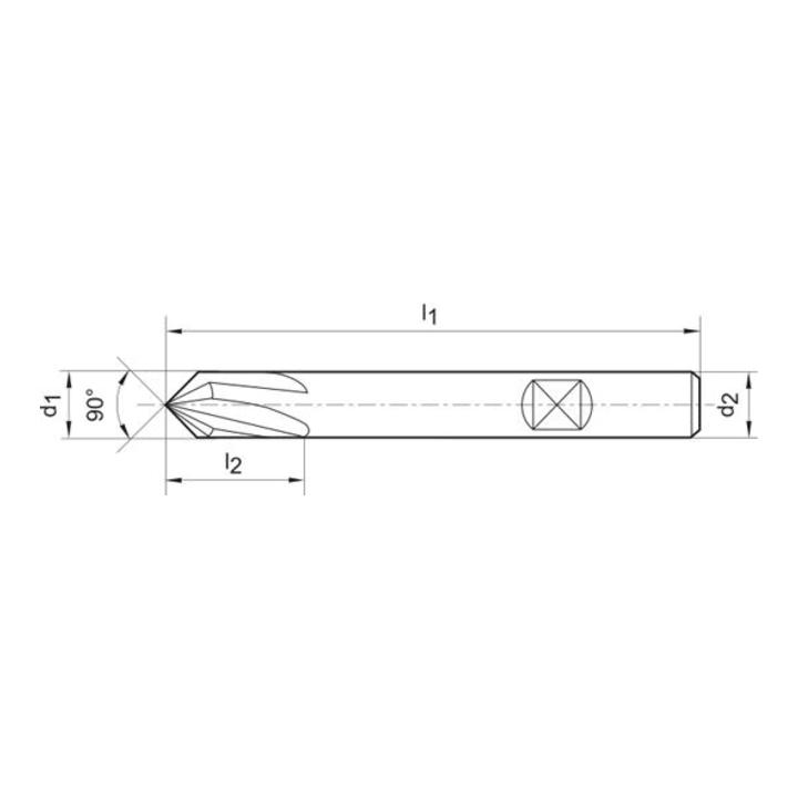 Entgratfr. NC D6527 VHM 4,0mm 60G FORMAT