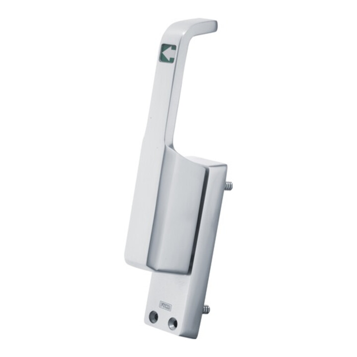 Entraînement de porte de chariot 980 DIN DIN droite argent élox.LM.23mm tige 10mm