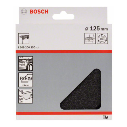 Eponge à polir Bosch 125 mm