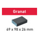 Éponge de ponçage 69x98x26 120 GR/6 Granat-1