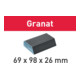 Éponge de ponçage Festool 69 x 98 x 26 120 CO GR/6 Granat-1