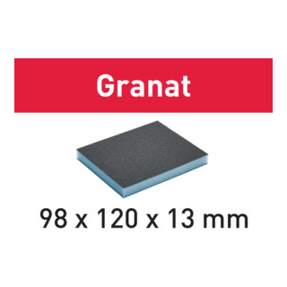 Eponge de broyage pour feston GR/6 Grenat