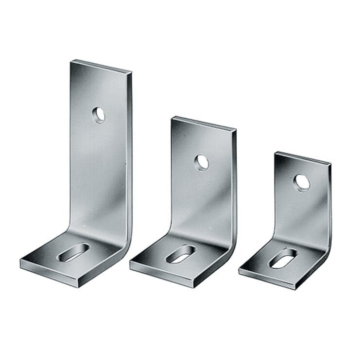 Equerre en béton SIMPSON DIN1052 type ABL 10014-B 60 x 100 x 75 mm épaisseur 8 mm galvanisée à chaud
