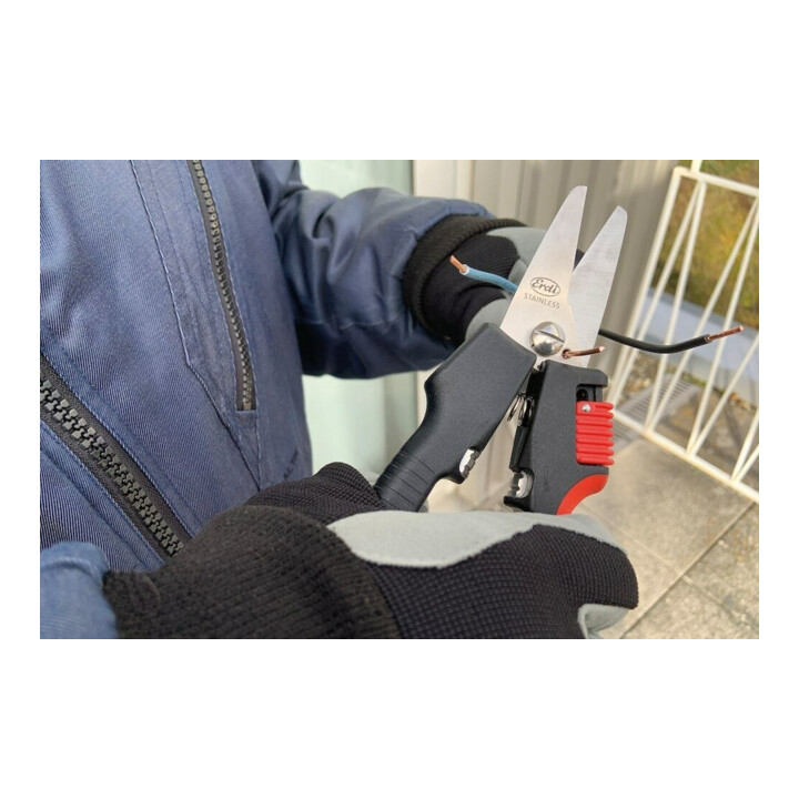 ERDI Combischaar met tweecomponenten-greep recht, Totale lengte: 190 mm