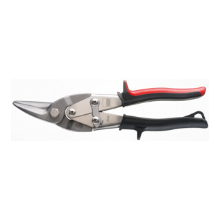ERDI Figuur-plaatschaar met tweecomponenten-greep, links, totale lengte: 240 mm