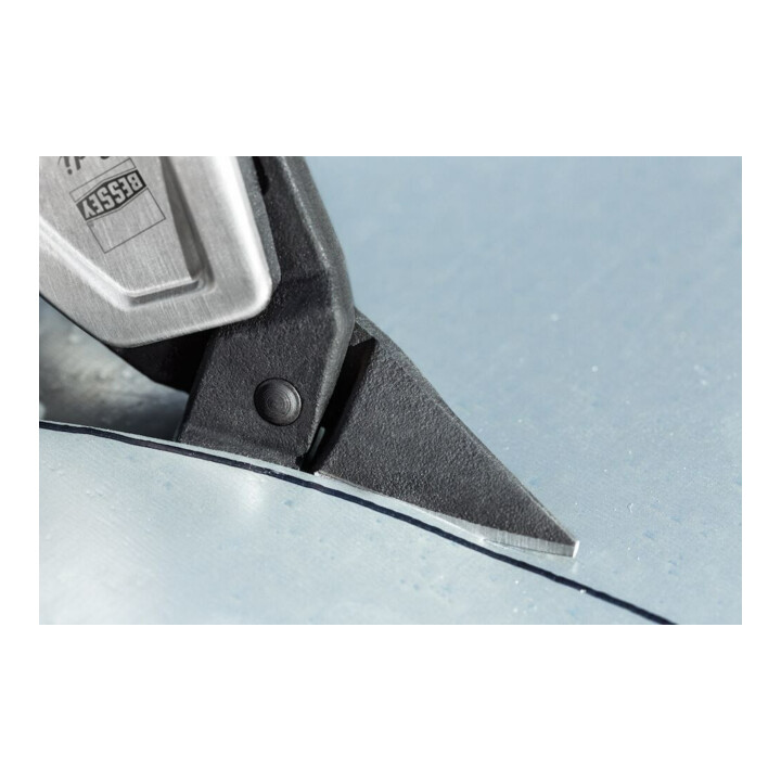 ERDI Ideaal-plaatschaar met tweecomponenten-greep, links, Totale lengte: 230 mm