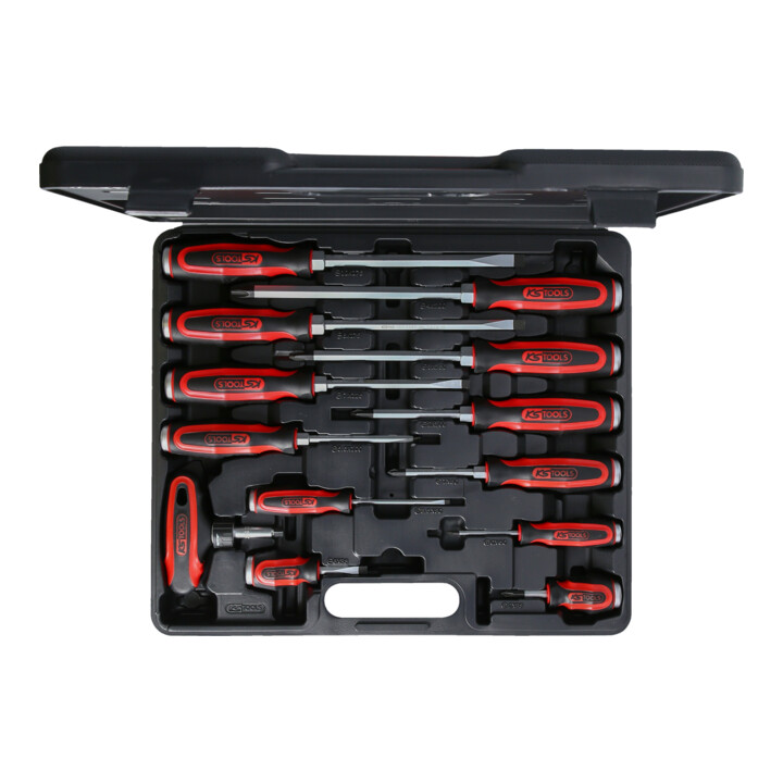 ERGOTORQUEmax Jeu de tournevis a lame traversante, 13 pcs.