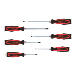 ERGOTORQUEmaxJeu de tournevis 6pcs.Fente+PH