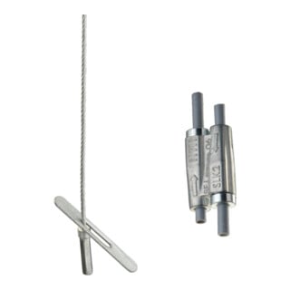 Erico Système de câble en acier D1, 5 mm, L10 m SLK15L10T